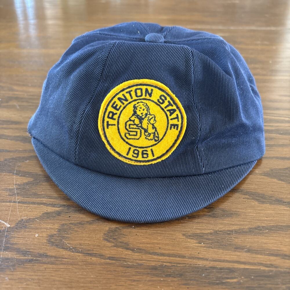 RARE Vintage Trenton State College Freshman Frosh Cap Hat 1961 TCNJ Size 6 7/8